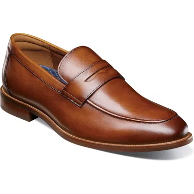 Florsheim Ruvo Moc Toe Penny Loafer In Cognac