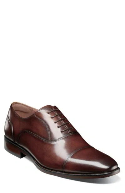 Florsheim Sorrento Lux Cap Toe Oxford In Brown
