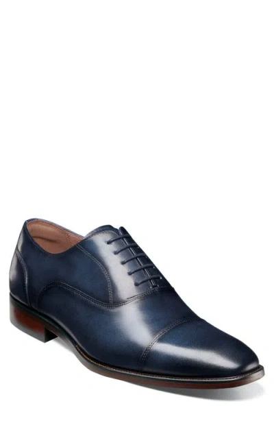 Florsheim Sorrento Lux Cap Toe Oxford In Navy