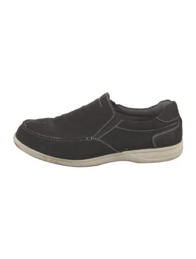 Pre-owned Florsheim Suede Sneakers In Black