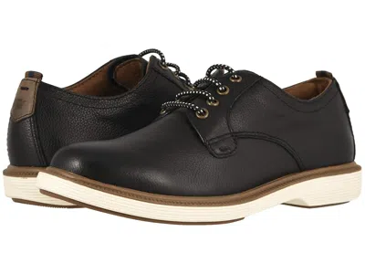 Florsheim Supacush Plain Toe Ox, Jr. (toddler/little Kid/big Kid) Boy's Shoes Black Smooth/white Sole : 7 Big 