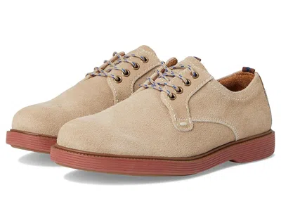 Florsheim Supacush Plain Toe Ox, Jr. (toddler/little Kid/big Kid) Boy's Shoes Sand Suede/brick Sole : 2.5 Litt In Neutral