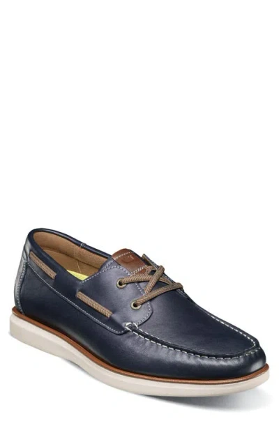 Florsheim Tropics Boat Shoe In Navy