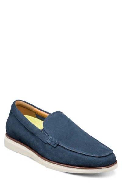 Florsheim Tropics Venetian Moc Toe Loafers In Blue