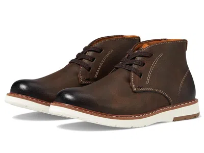 Florsheim Vibe Plain Toe Chukka (toddler/little Kid/big Kid) Boys Shoes Brown Crazy Horse : 3 Little Kid M, Su
