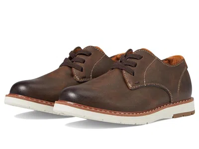 Florsheim Vibe Plain Toe Oxford Jr. (toddler/little Kid/big Kid) Boys Shoes Brown Crazy Horse : 2 Little Kid M
