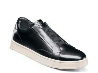 Florsheim Wide Width Monopoli Slipon Sneaker In Black