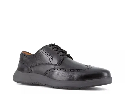 Florsheim Work Extra Wide Width Flair Steel Toe Work Oxford In Black