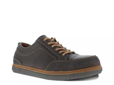 Florsheim Work Extra Wide Width Gridley Steel Toe Work Oxford In Gray