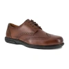 Florsheim Work Fs2023 Mens Wing Closed Toe Work Shoes In Brown