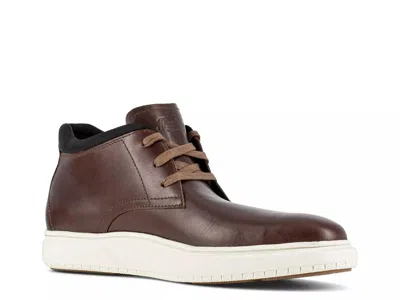 Florsheim Work Premier Steel Toe Work Sneaker In Brown