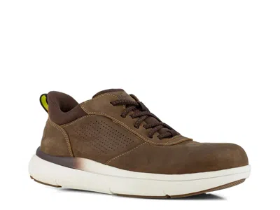 Florsheim Work Wide Width Fleet Work Sneaker In Brown