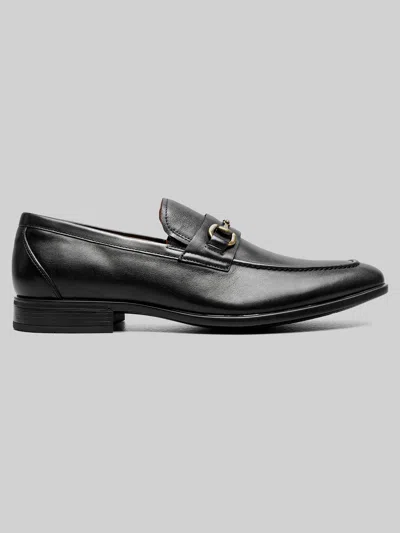 Florsheim Zaffiro Moc Toe Bit Loafers Ii In Black