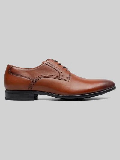 Florsheim Zaffiro Plain Toe Oxfords Cognac - Size: 11 Wide In Brown