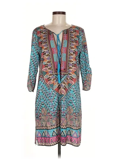 Pre-owned Floryday Kimono In Blue