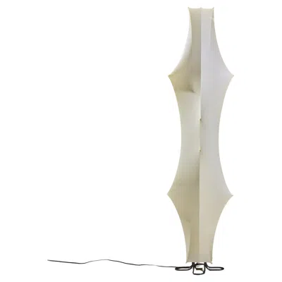 Pre-owned Flos Afra & Tobia Scarpa For  Fantasma Piccolo Mid Century Floor Lamp In Sand
