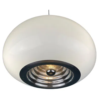 Pre-owned Flos Black And White Pendant By Achille And Pier Giacomo Castiglioni For