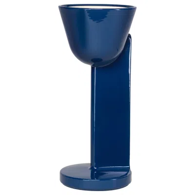 Pre-owned Flos Céramique Up Table Lamp By Ronan Bouroullec, Navy Blue, Italy