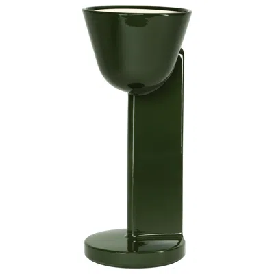 Pre-owned Flos Céramique Up Table Lamp In Moss Green