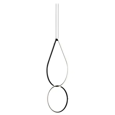 Pre-owned Flos Drop Up And Small Circle Arrangements Light By Michael Anastassiades In Transparent