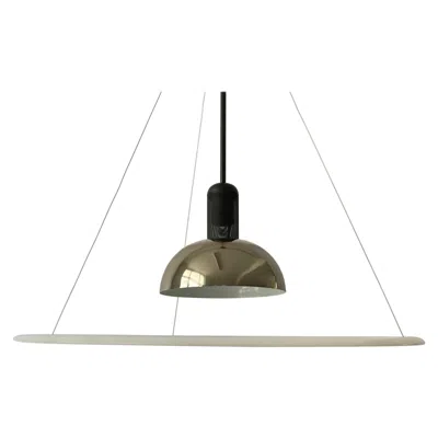 Pre-owned Flos Frisbi 850 Pendant Lamp By Achille Castiglioni For , 1970s, Italy In Transparent