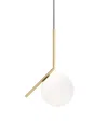 Flos Ic S1 Suspension Light In Metallic