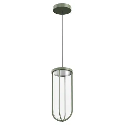 Pre-owned Flos In Vitro 2700k 0-10v Led Suspension Lamp In Pale Green By Philippe Starck