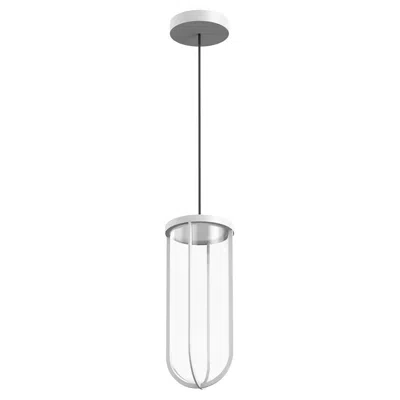 Pre-owned Flos In Vitro 2700k Led Suspension Lamp In White By Philippe Starck
