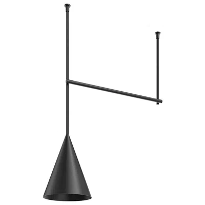 Pre-owned Flos Infra-structure Episode 2 C6 Black Suspension Light By Vincent Van Duysen
