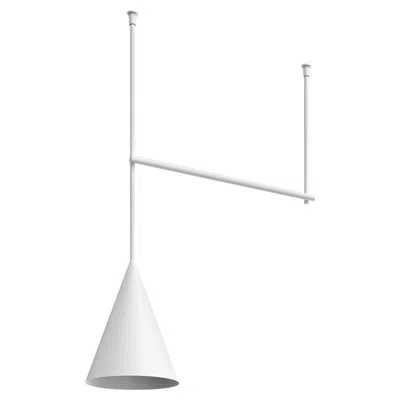 Pre-owned Flos Infra-structure Episode 2 C6 White Suspension Light By Vincent Van Duysen