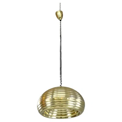 Pre-owned Flos Italian Mid-century Modern Splugen Brau Ceiling Lamp Castiglioni For , 1960s In Sand
