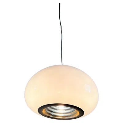 Pre-owned Flos Italian Midcentury Pendant Light By Achille Castiglioni For , 1965 In White