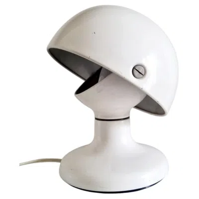 Pre-owned Flos Italian Modern White Metal Table Lamp By Tobia And Afra Scarpa For , 70s