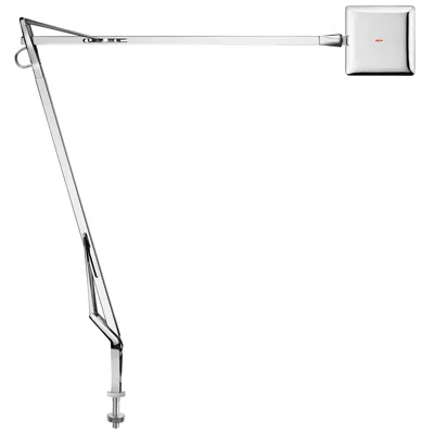 Pre-owned Flos Kelvin Edge Desk Support Table Lamp In Chrome By Antonio Citterio In Transparent