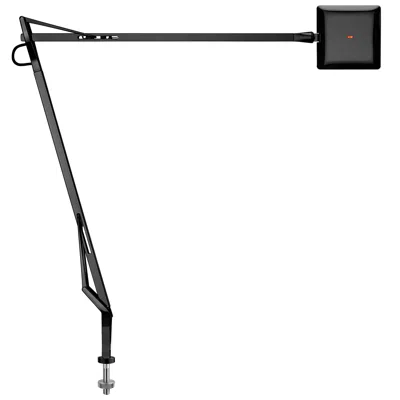 Pre-owned Flos Kelvin Edge Led Desk Support Table Lamp In Black By Antonio Citterio