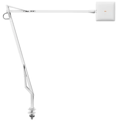 Pre-owned Flos Kelvin Edge Led White Desk Support Lamp W/ Hidden Cord By Antonio Citterio