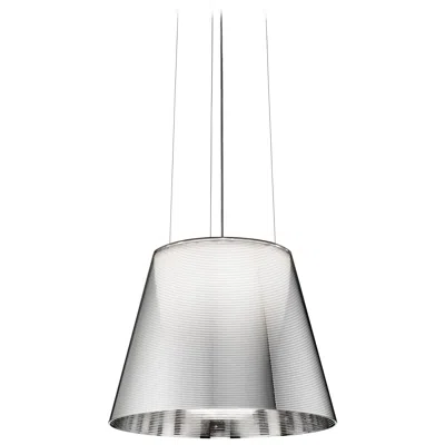 Pre-owned Flos Ktribe S2 Halogen Pendant Light In Aluminized Silver By Philippe Starck