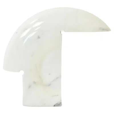 Pre-owned Flos Marble Biagio Table Lamp By Tobia Scarpa For , 1968 In Transparent