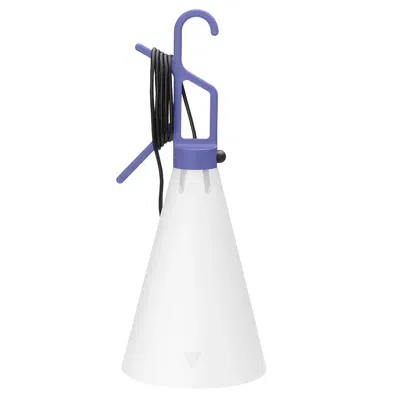 Pre-owned Flos Mayday Pendant In Lilac With Polypropylene Frame By Konstantin Grcic In Transparent