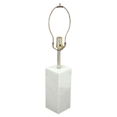 Pre-owned Flos Mid Century Modern Marble Cube Square Shape Modern Table Lamp Mint! In Transparent