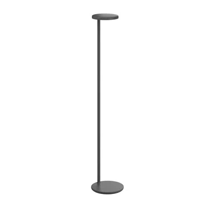 Pre-owned Flos Oblique 2700k Floor Lamp In Anthracite By Vincent Van Duysen In Transparent