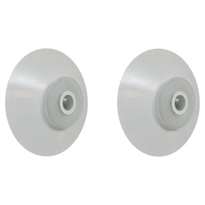 Pre-owned Flos Pair Of Moni Sconces By Achille Castiglioni For  In Transparent