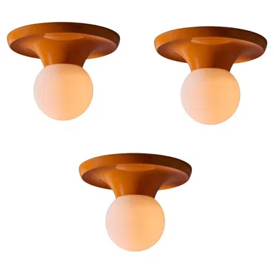 Pre-owned Flos Petite 1960s Castiglioni 'light Ball' Wall/ceiling Lamp For  In Brown