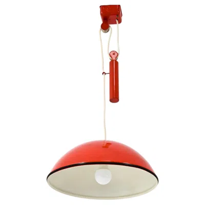 Pre-owned Flos Relemme Hanging Lamps By Achille Castiglioni For , 1970s, Set Of 2 In Sand