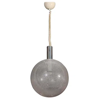 Pre-owned Flos Sfera By Tobia Scarpa For  Italian Design 1960s Ceiling Lamp In Transparent