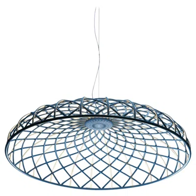 Pre-owned Flos Skynest Suspension Light In Blue Tormaline