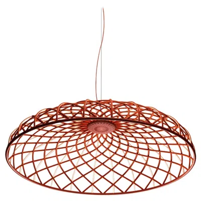 Pre-owned Flos Skynest Suspension Light In Brick In Brown