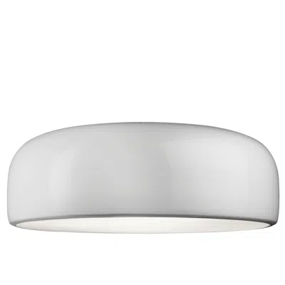 Pre-owned Flos Smithfield C Fluorescent Flush Mount Light In White By Jasper Morrison