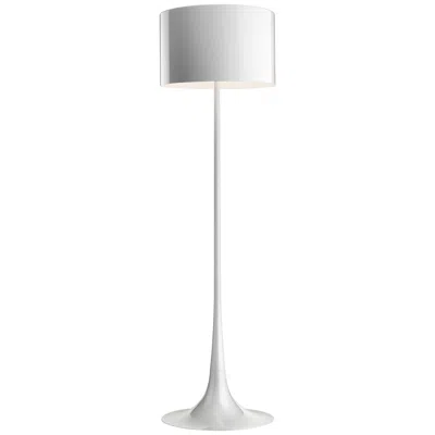 Pre-owned Flos Spun Light Floor Lamp In Shiny White By Sebastian Wrong