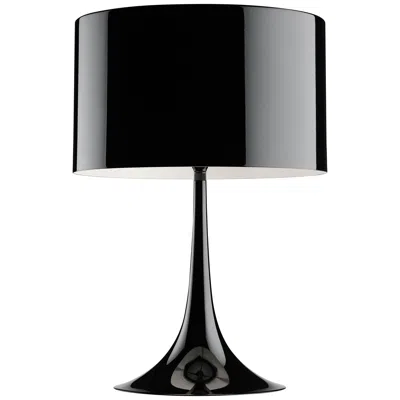 Pre-owned Flos Spun T1 Halogen Table Lamp In Glossy Black By Sebastian Wrong